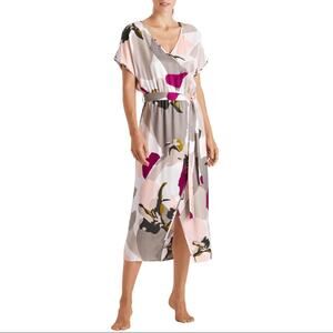 HANRO Phila Printed Tie Waist Midi Dress